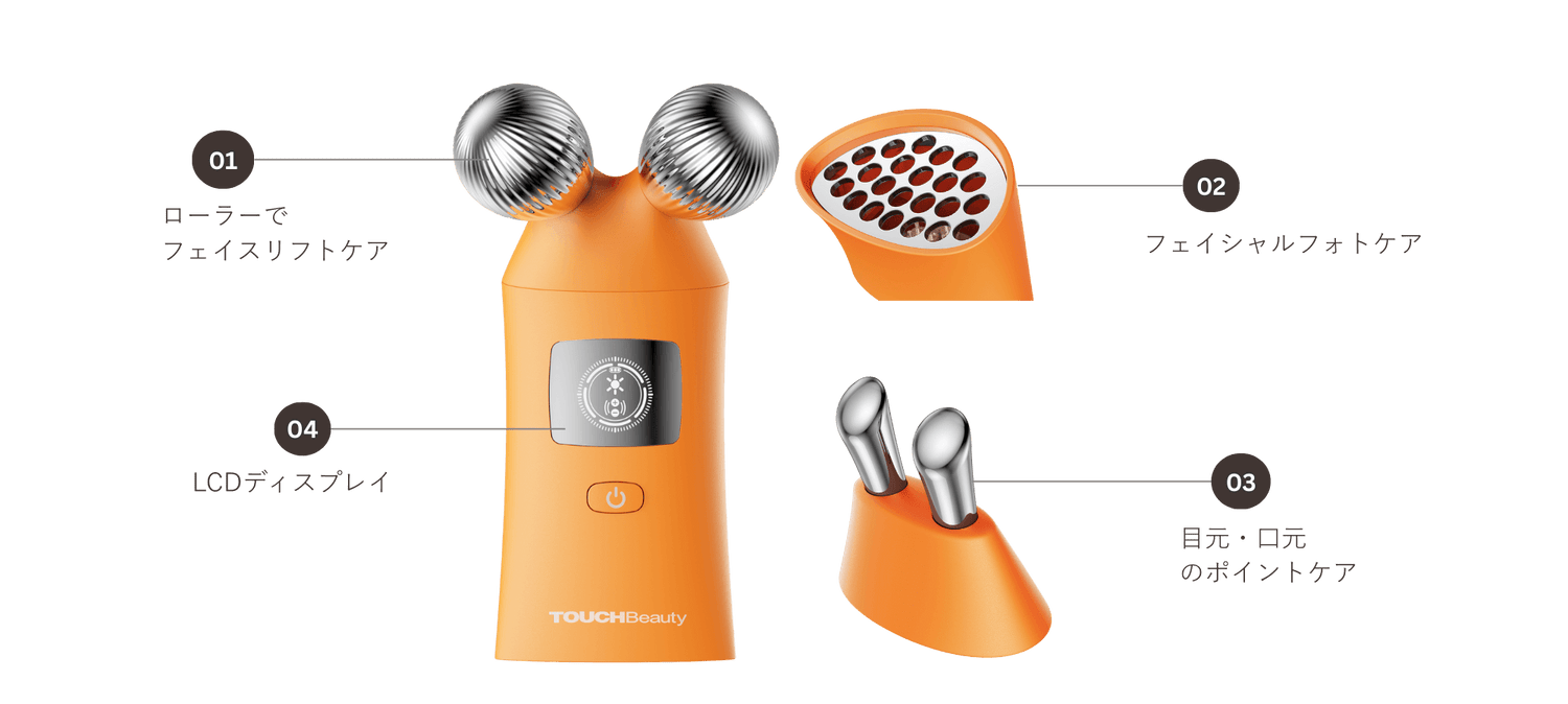 3-in-1 マルチエステ美顔器|クレンジング・リフトアップ・浸透ケア 3-in-1 マルチエステ美顔器|クレンジング・リフトアップ・浸透ケア