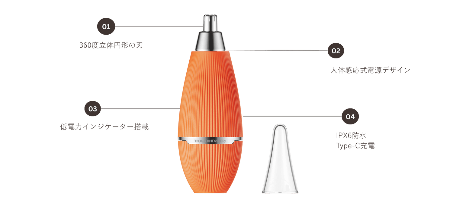 電動ノーズトリマー|安全・清潔・コンパクトな鼻毛カッター 電動ノーズトリマー|安全・清潔・コンパクトな鼻毛カッター